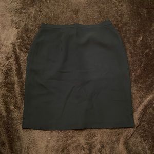 Black polyester pencil skirt size 12